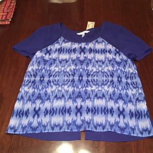 American Eagle schiffon XS tee